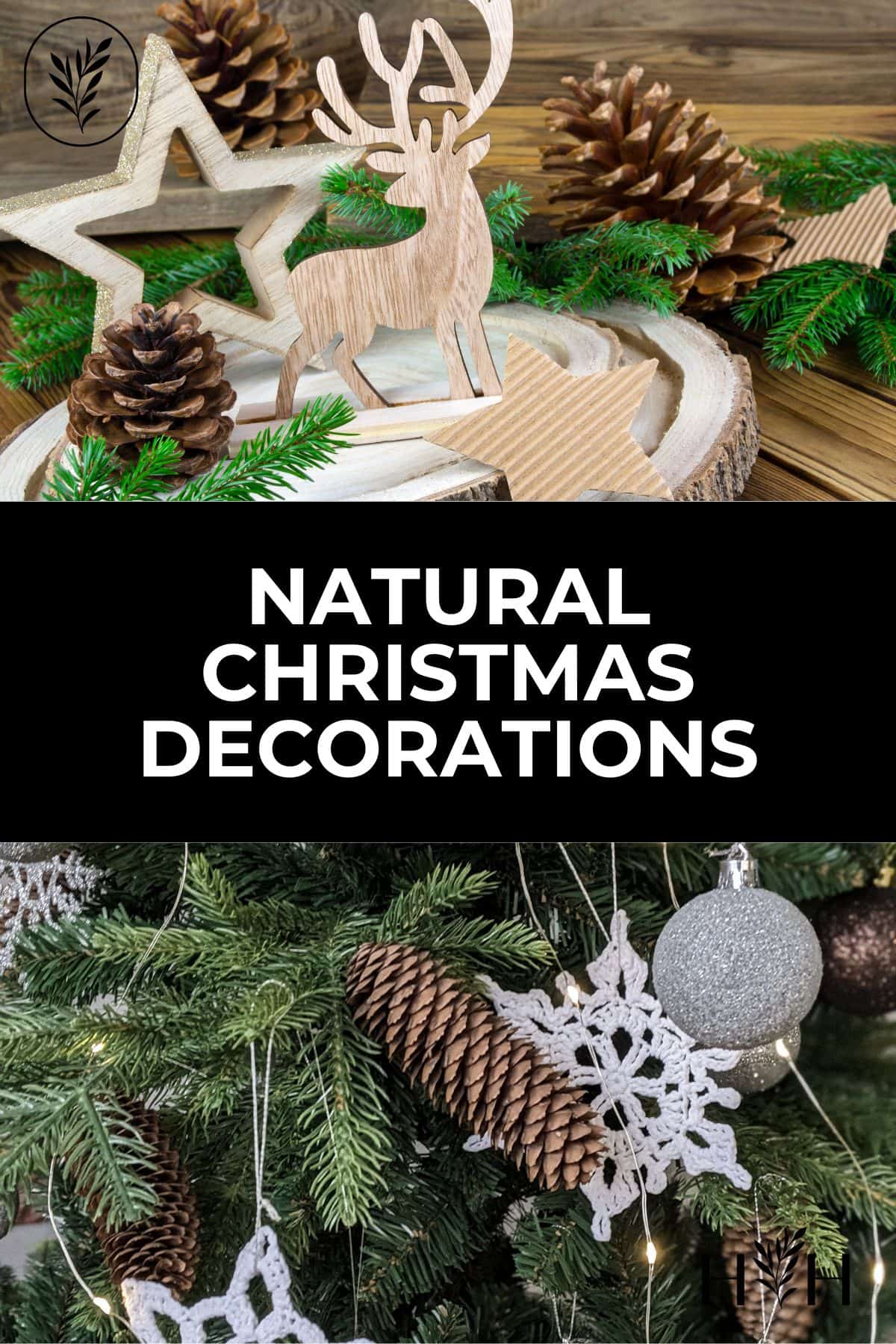 Natural christmas decorations via @home4theharvest