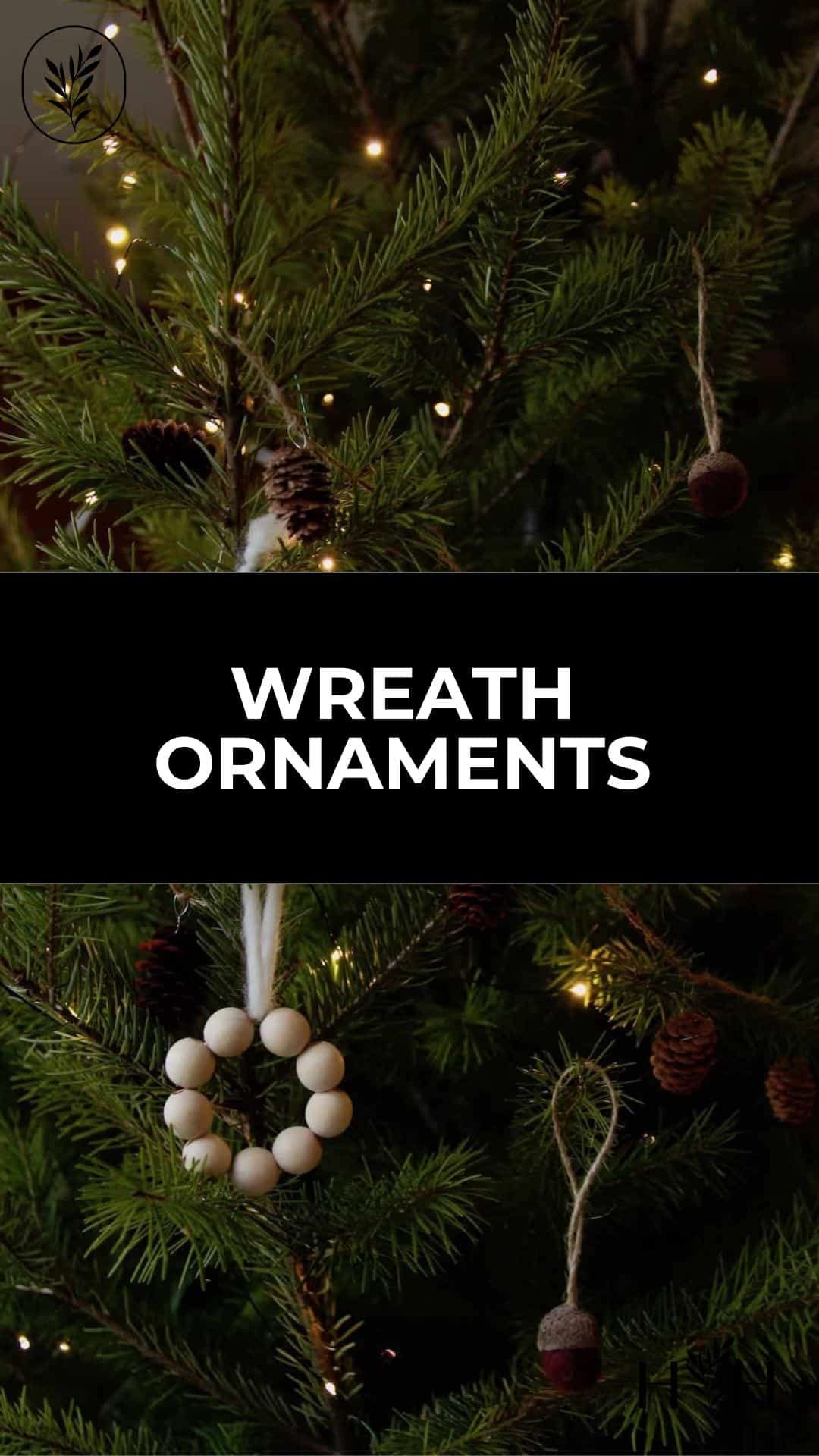 Wreath ornaments via @home4theharvest
