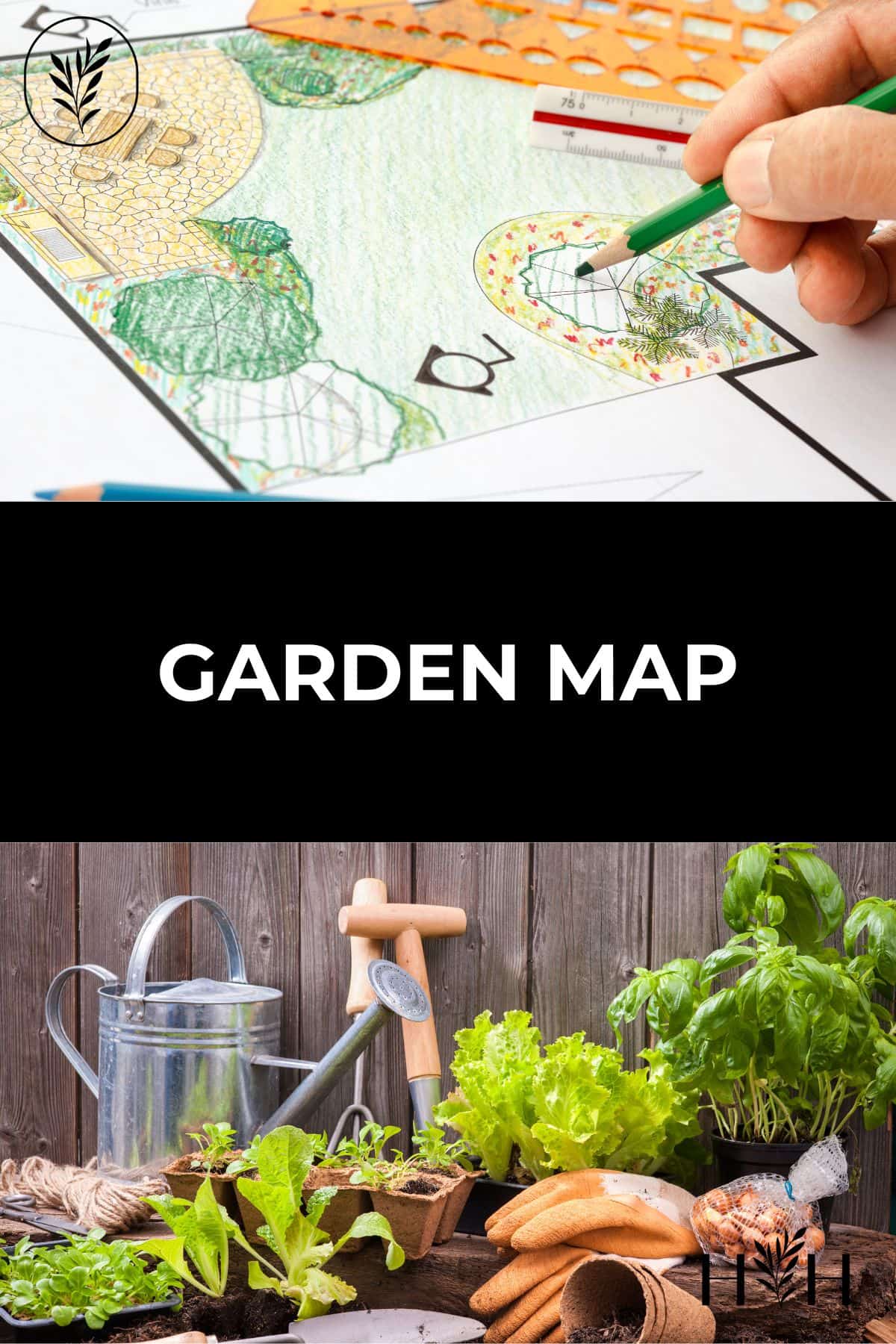 Garden map via @home4theharvest