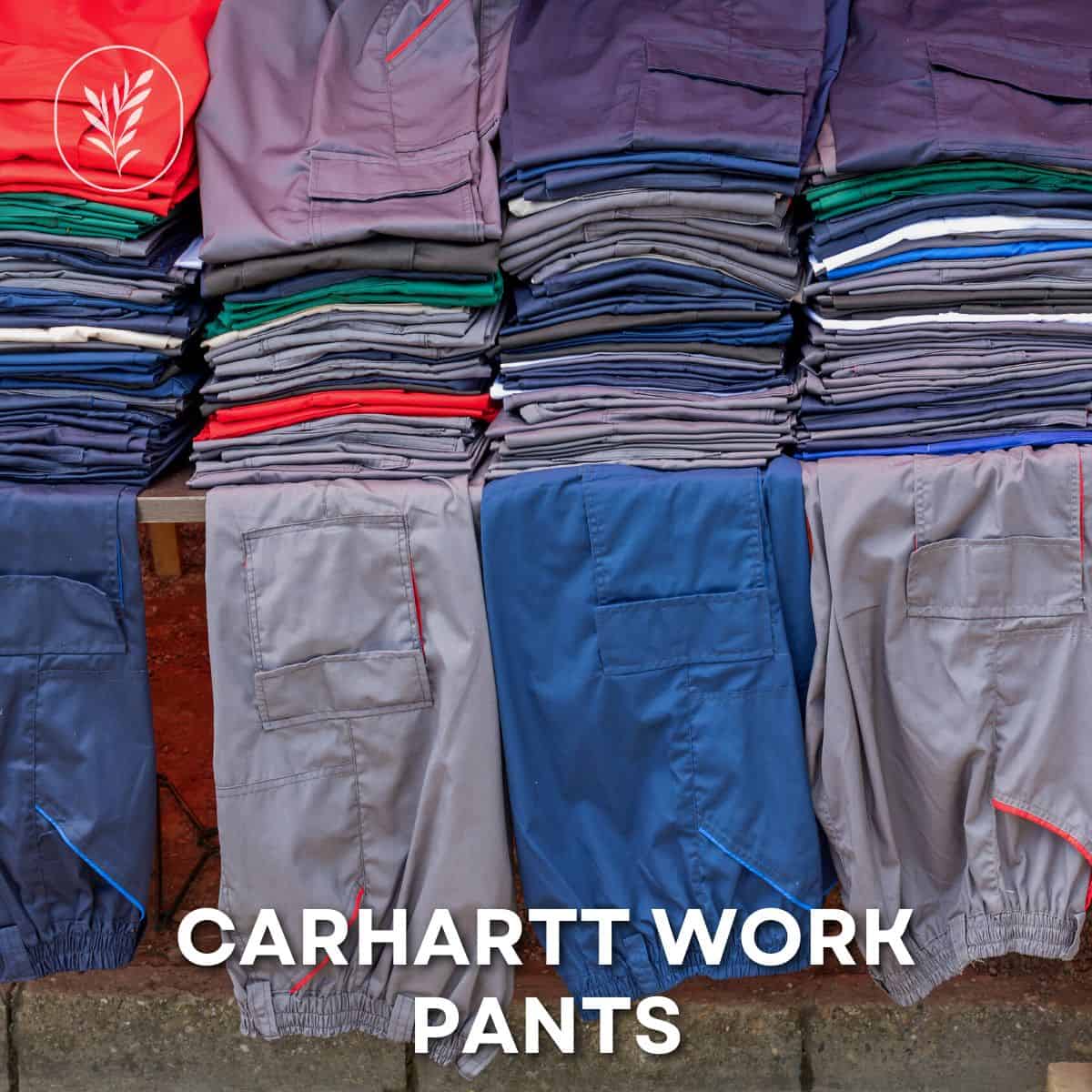 Carhartt work pants via @home4theharvest