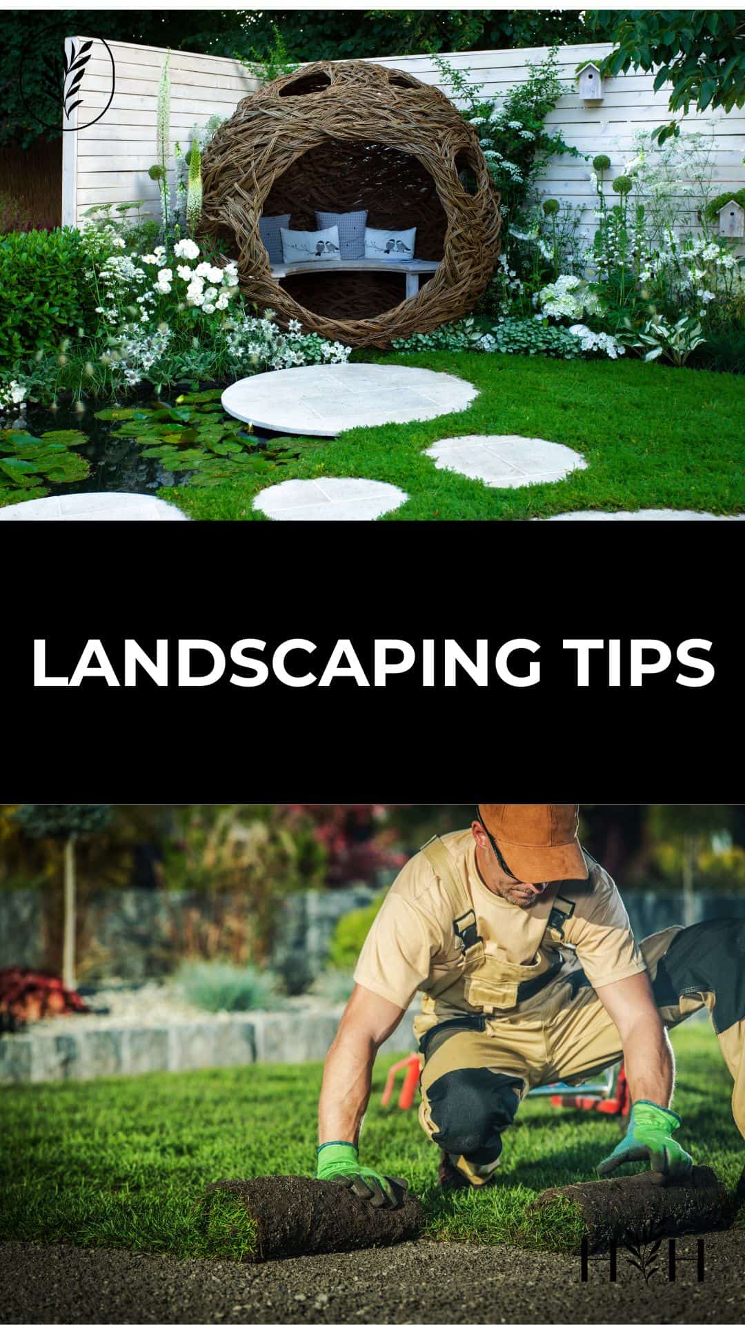 Landscaping tips via @home4theharvest