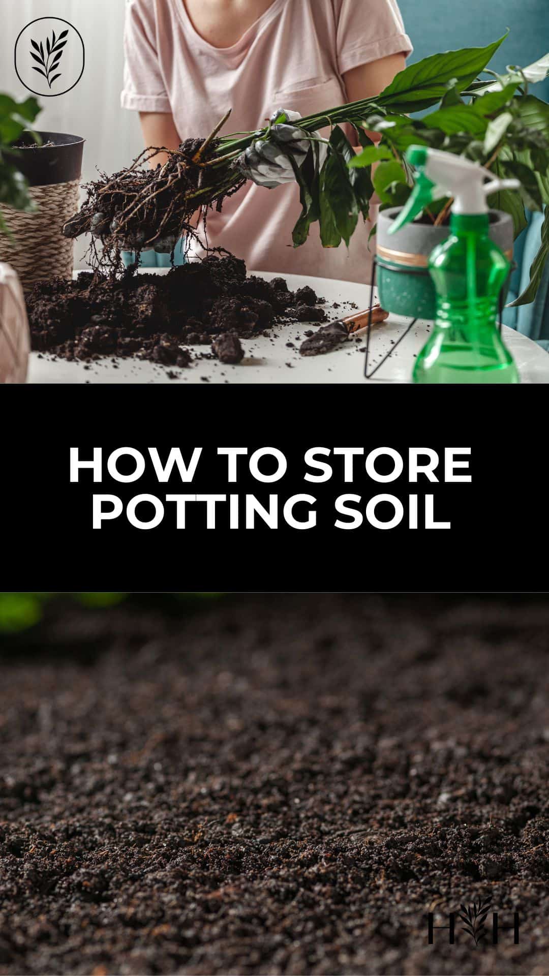How to store potting soil via @home4theharvest