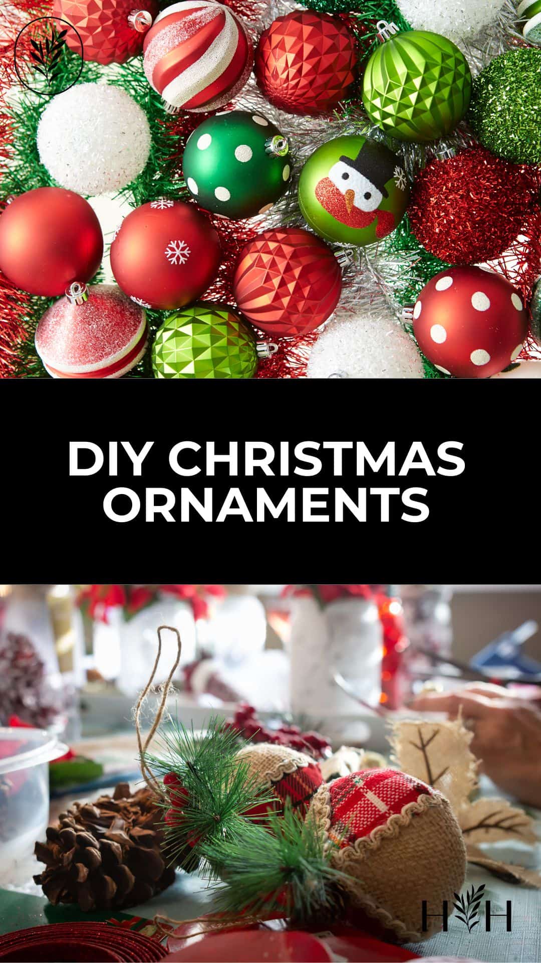 Diy christmas ornaments via @home4theharvest