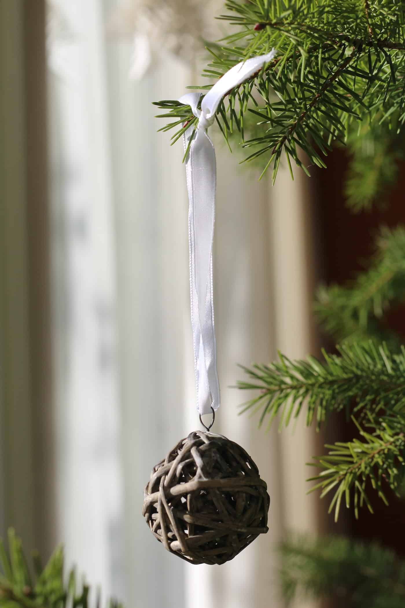 Twig christmas ornaments