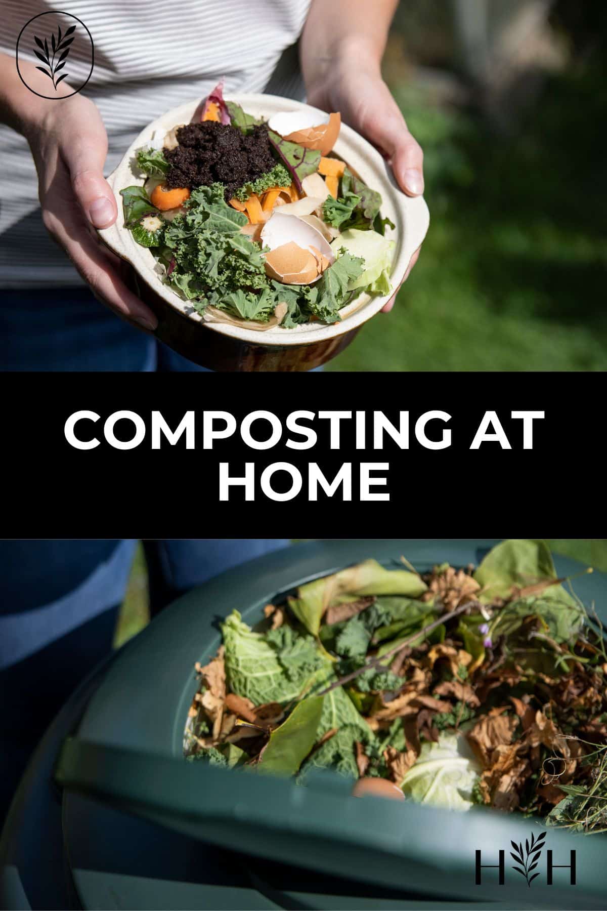 Composting at home via @home4theharvest