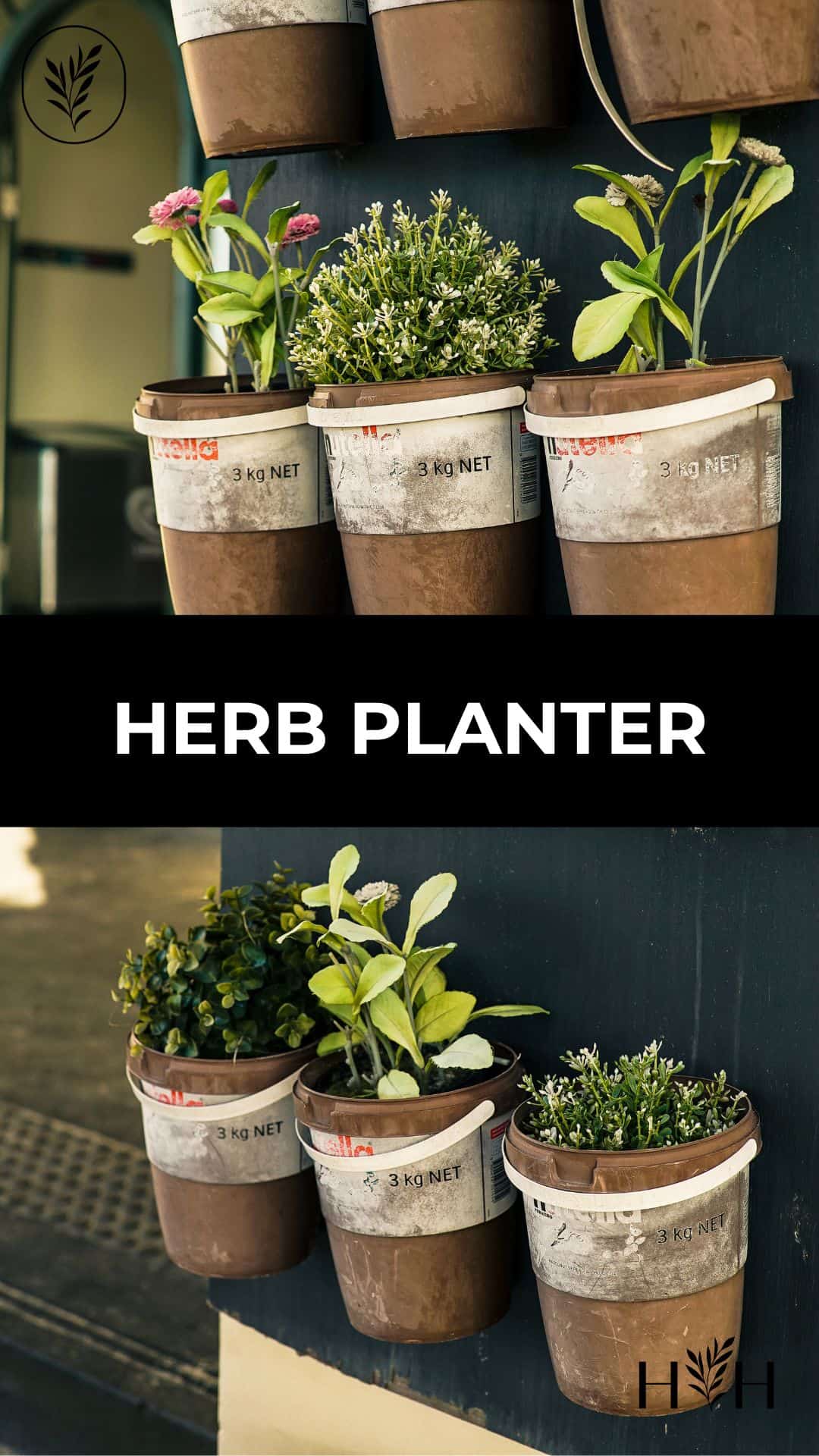 Herb planter via @home4theharvest