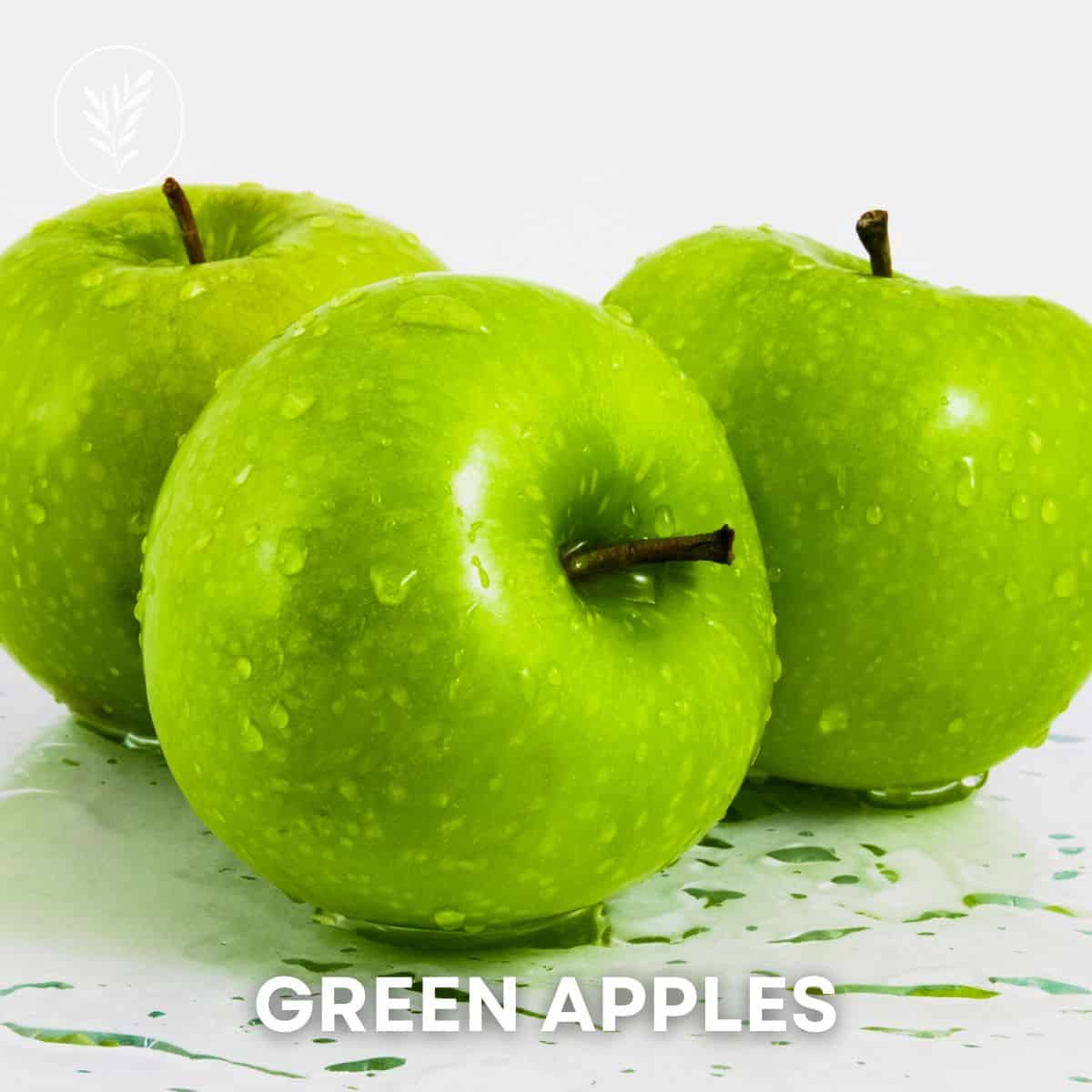 Green apples via @home4theharvest