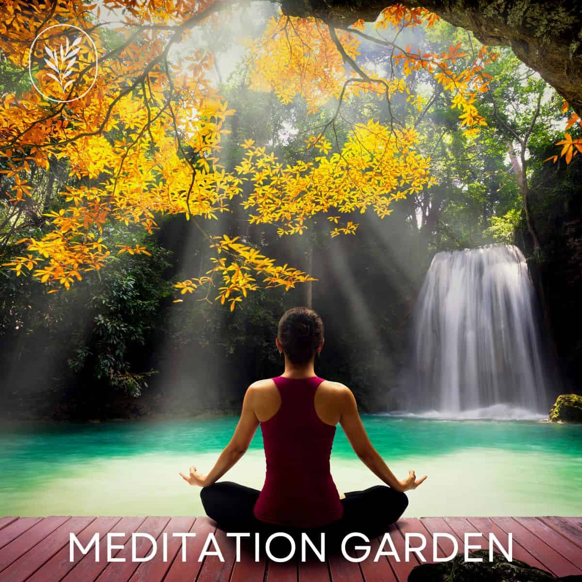 Meditation garden via @home4theharvest