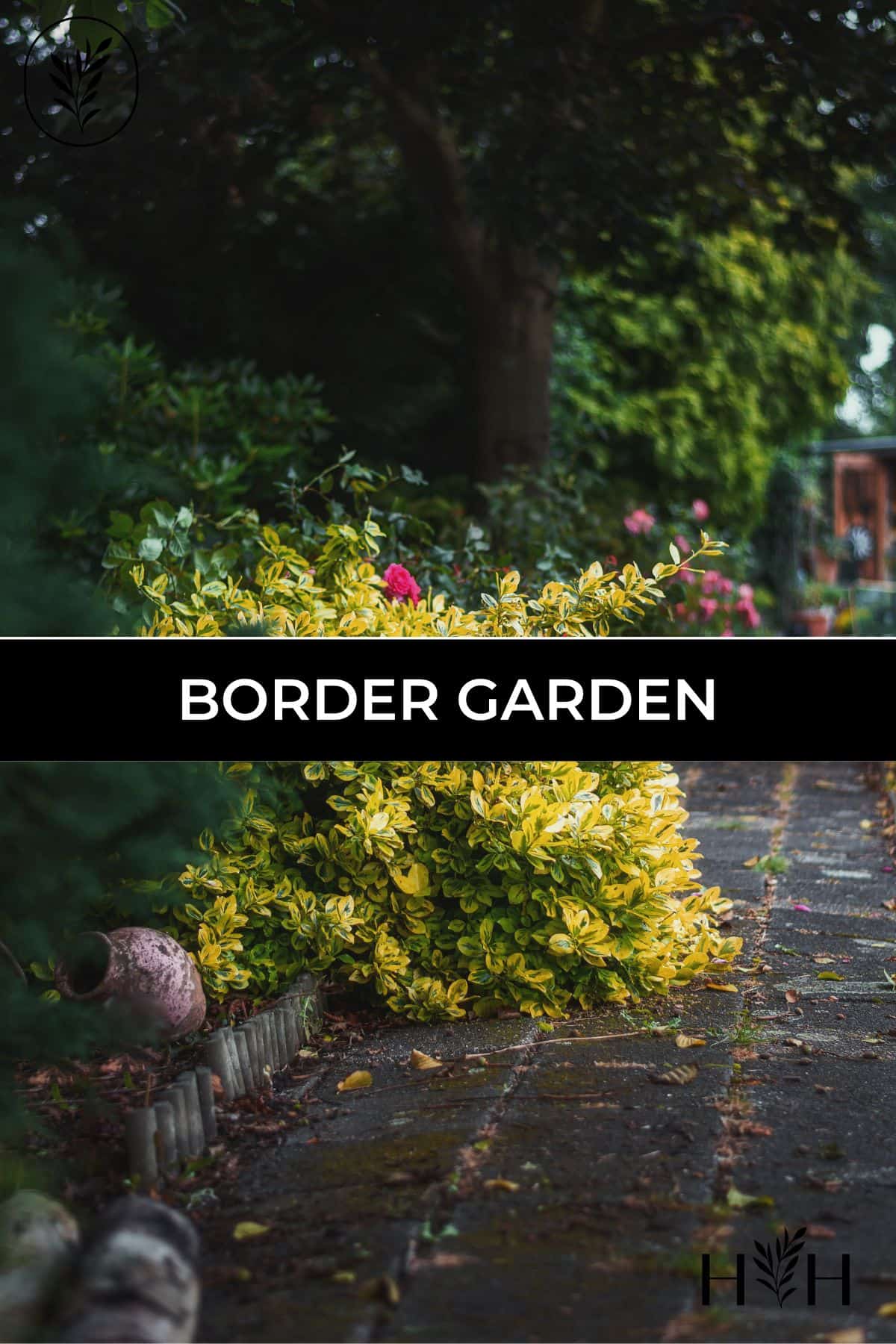 Border garden via @home4theharvest