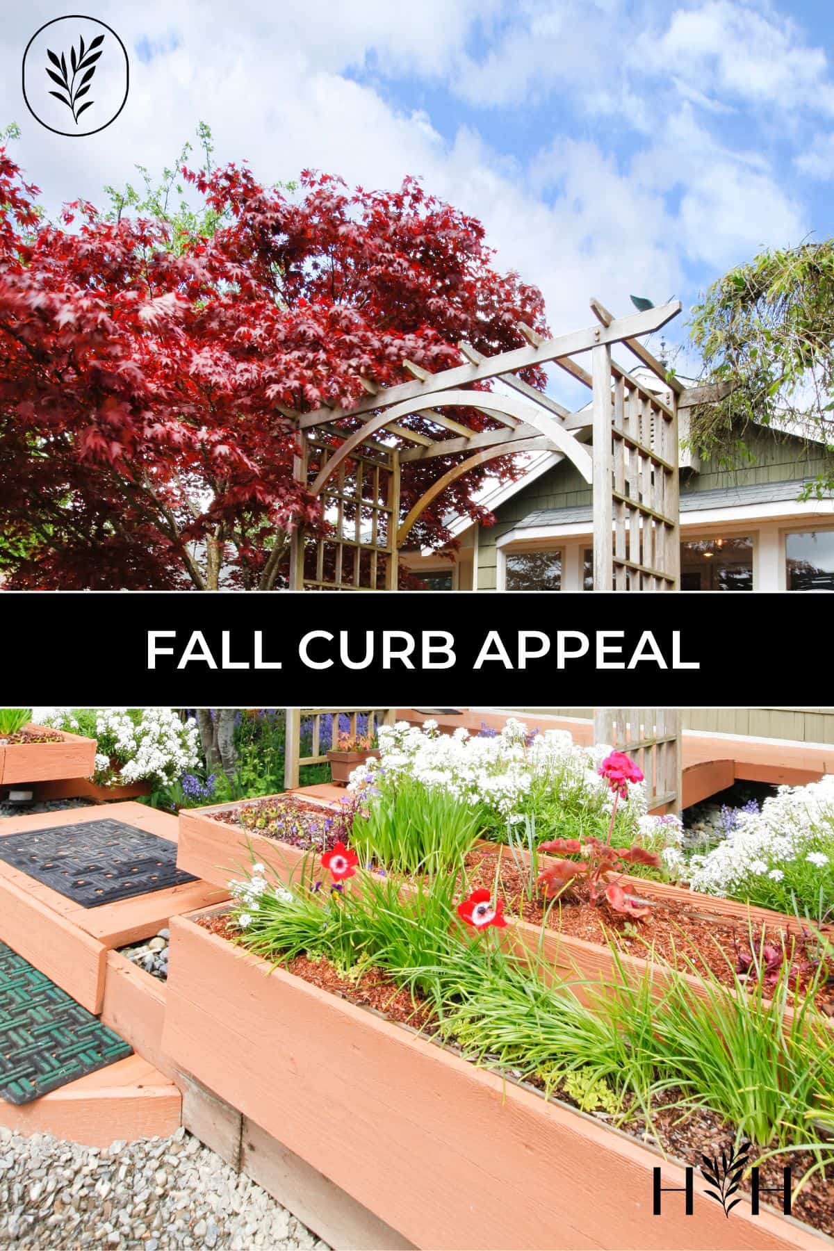 Fall curb appeal via @home4theharvest