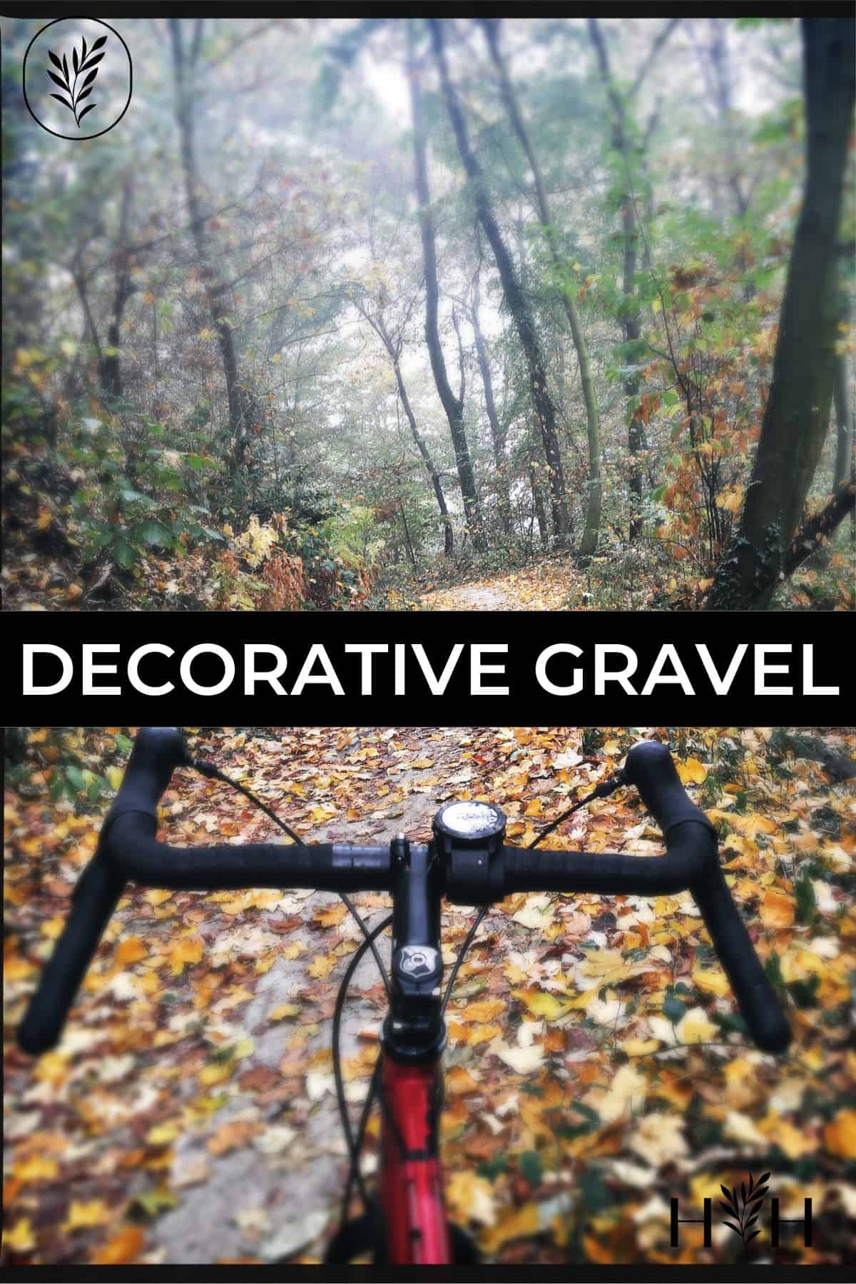 Decorative gravel via @home4theharvest