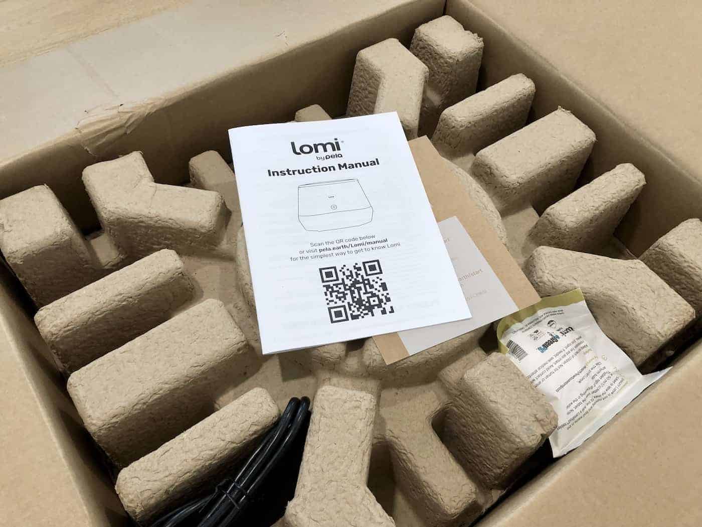 Lomi box - unboxing a lomi compost machine