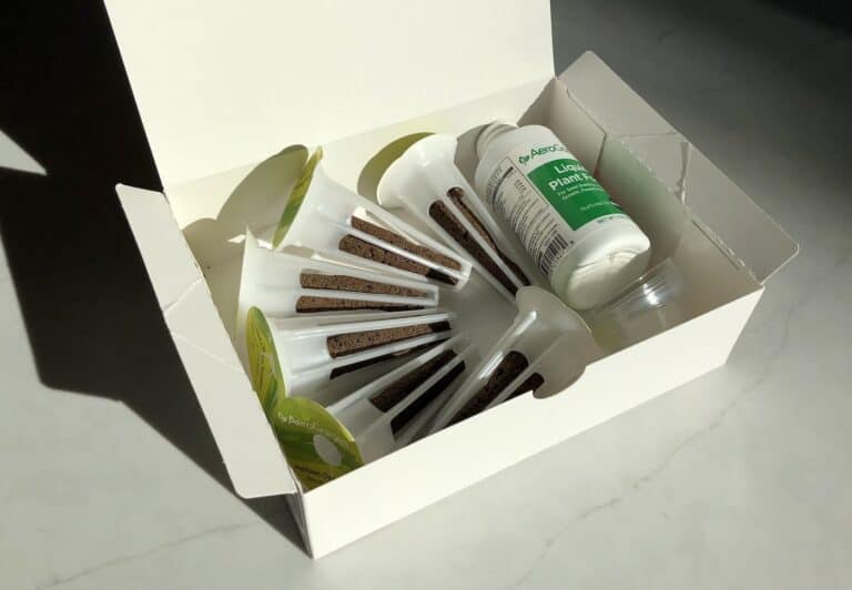 aerogarden pods in seed kit box
