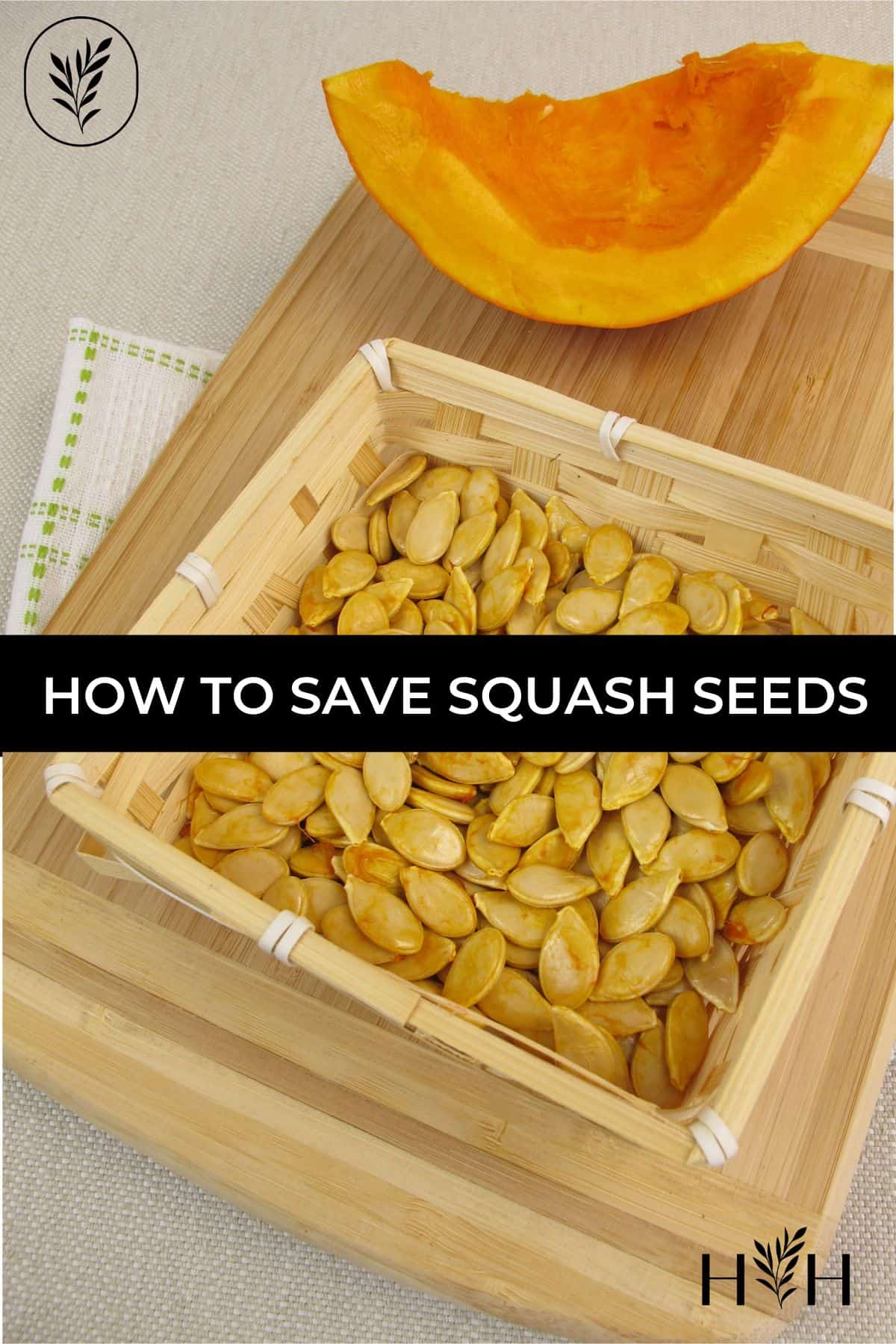 How to save squash seeds via @home4theharvest
