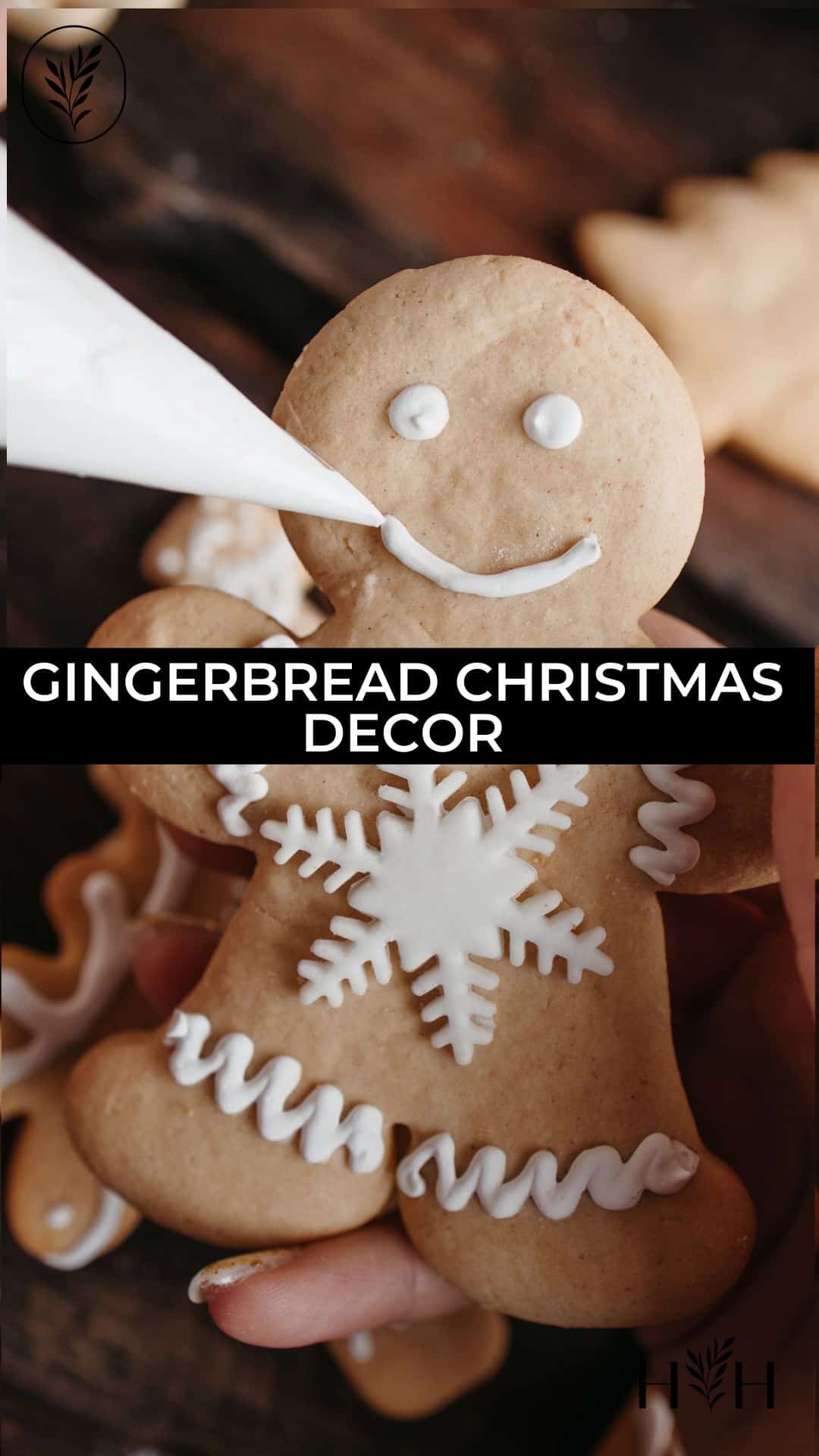 Gingerbread christmas decor via @home4theharvest