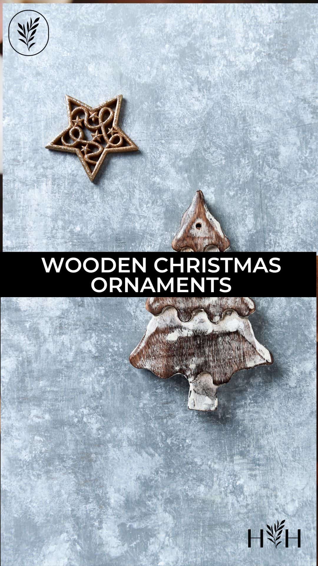 Wooden christmas ornaments via @home4theharvest