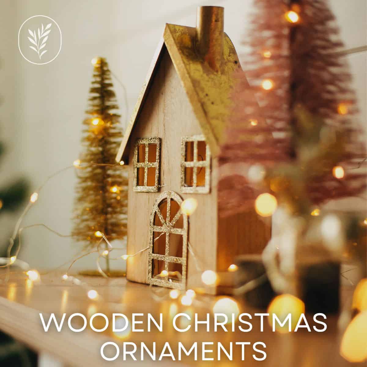 Wooden christmas ornaments via @home4theharvest