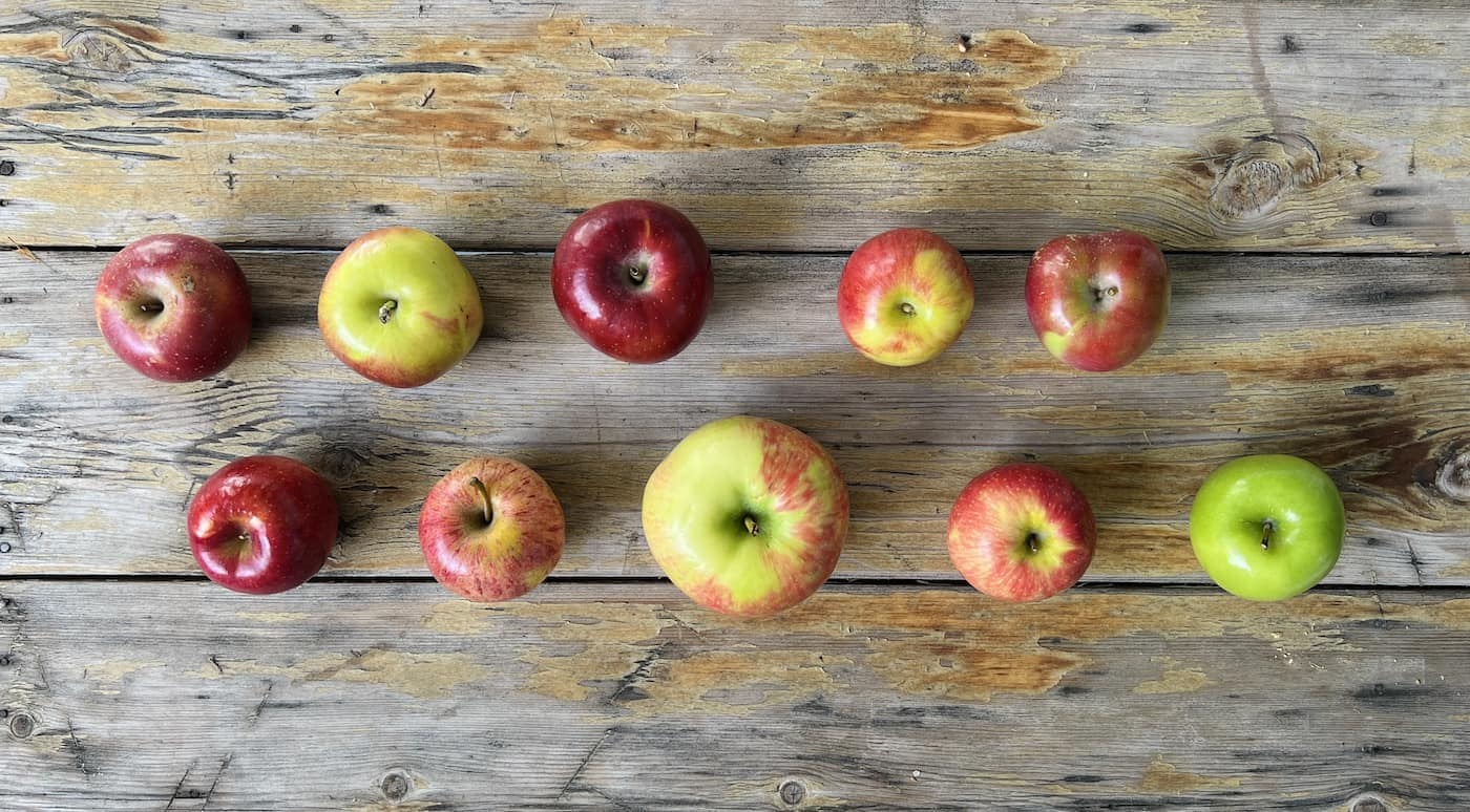 Identifying apple varieties