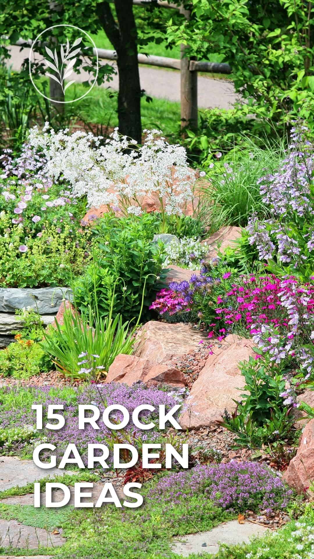 15 rock garden ideas - story via @home4theharvest
