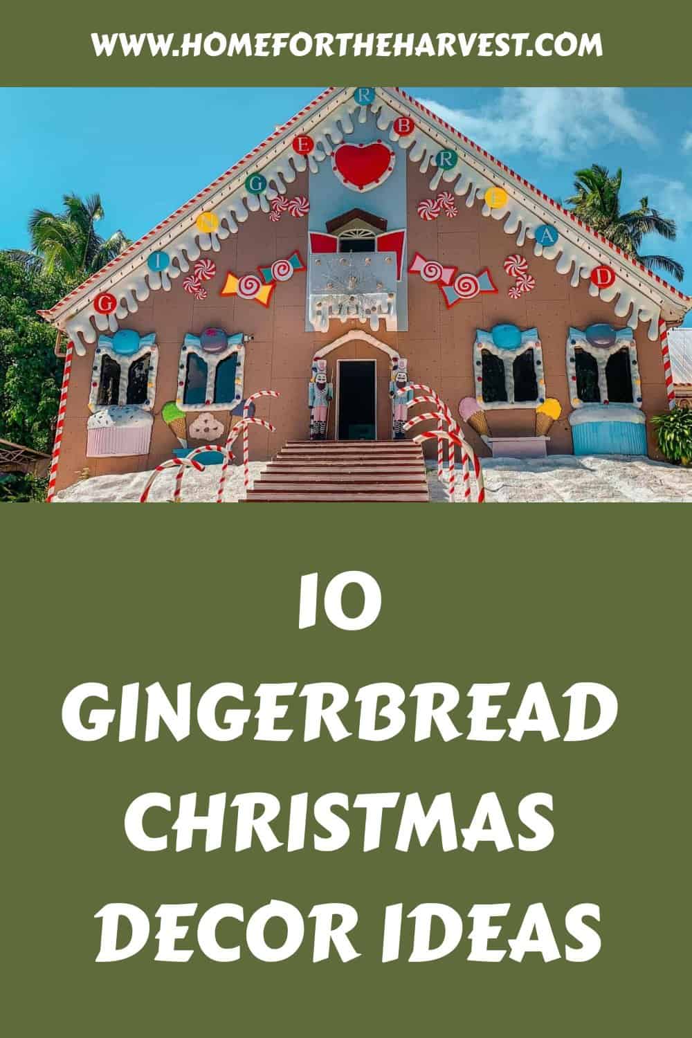 10 gingerbread christmas decor ideas generated pin 42878