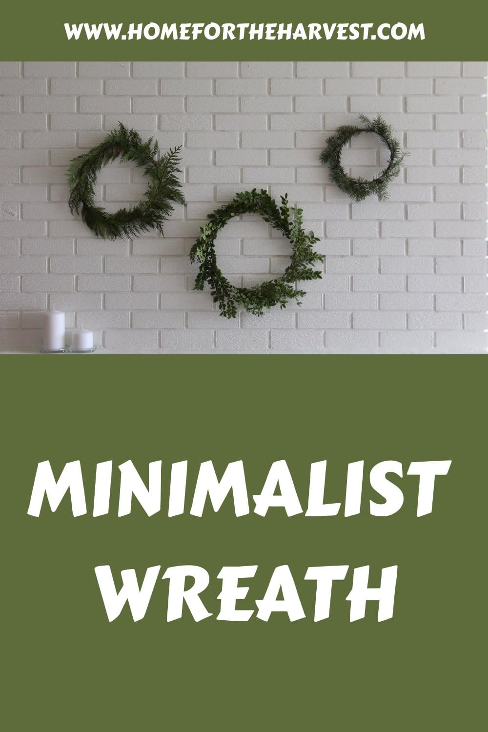 Minimalist wreath generated pin 1191
