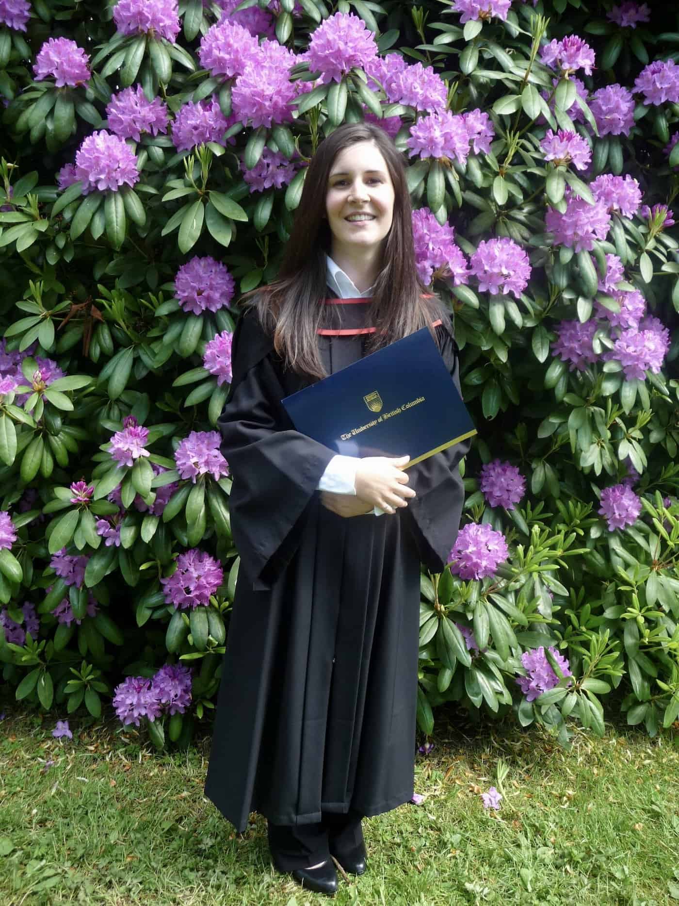 Mary jane duford - university graduation ubc engineering school
